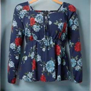 TORRID Peplum Challis Sweetheart Top‎ NWT